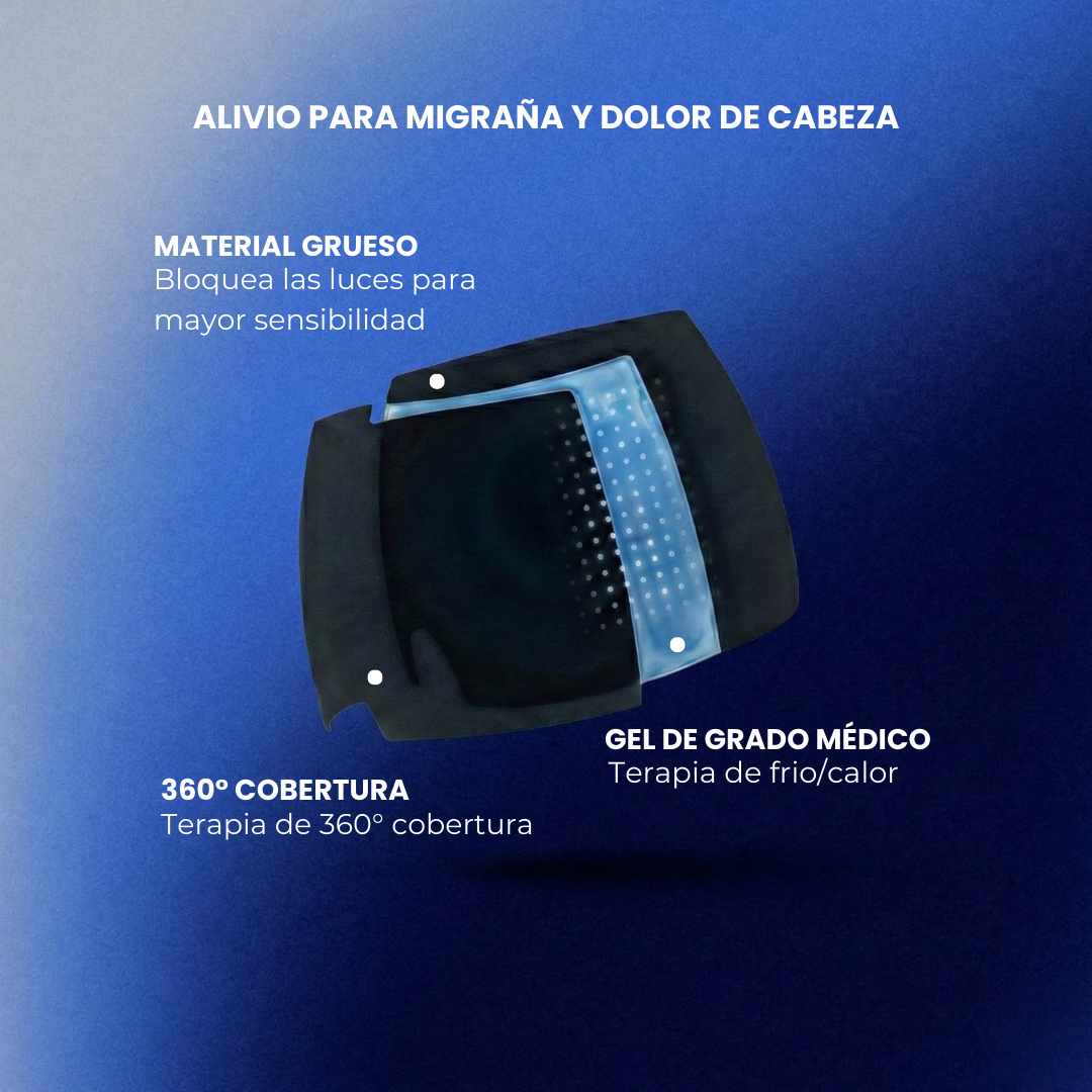 Serena One - Antifaz Gel Anti Migraña